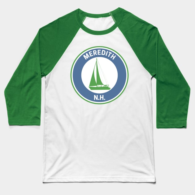 Vintage Meredith New Hampshire Baseball T-Shirt by fearcity